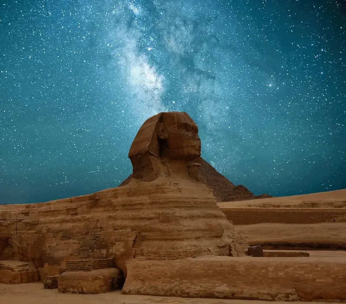 The ancient Egyptians believed that the Milky Way was a staircase to the afterlife.