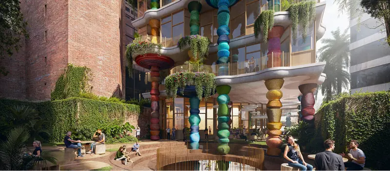 A design school will be built in Bogotá – vibrant and playful.