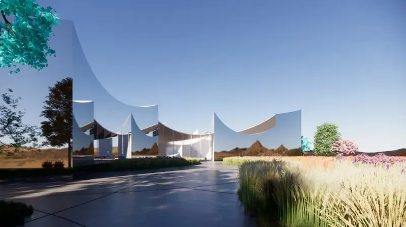 Architects have created social spaces in the metaverse similar to caravanserais.