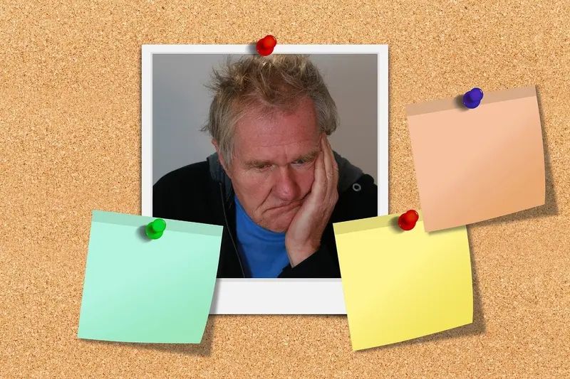 How can you distinguish age-related memory decline from the early signs of dementia?