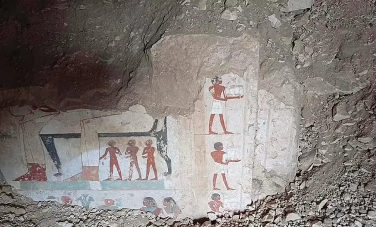 Three unknown tombs dating back 3,500 years have been discovered in Egypt.