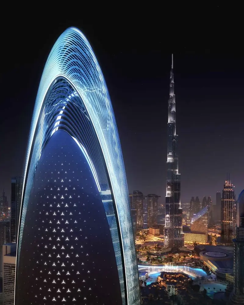 Mercedes-Benz will build its first skyscraper in Dubai.