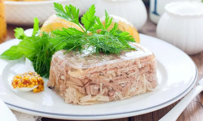 Current recipe: aspic – perfect for cold weather.