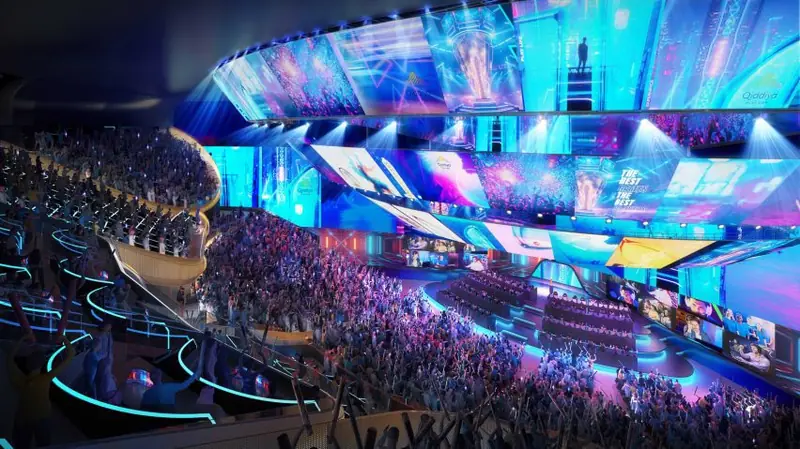 Saudi Arabia is set to build the largest esports arena in the world.