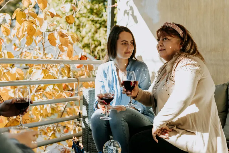 Women who drink a glass of wine daily are 45% more likely to have heart disease.