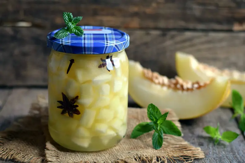 A sweet gift: melon is a present from Asia to Europe.