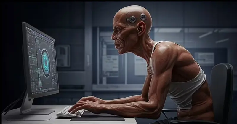 AI envisioned what humans will be like in 1000 years.