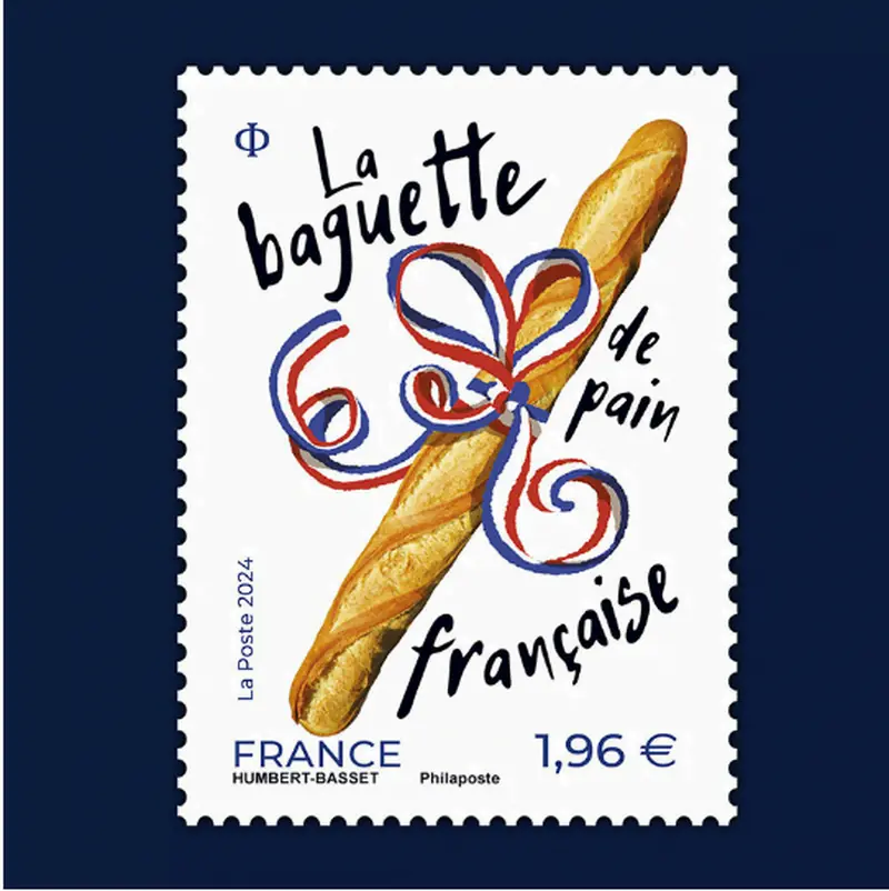 In France, a stamp with the scent of a baguette has been released.