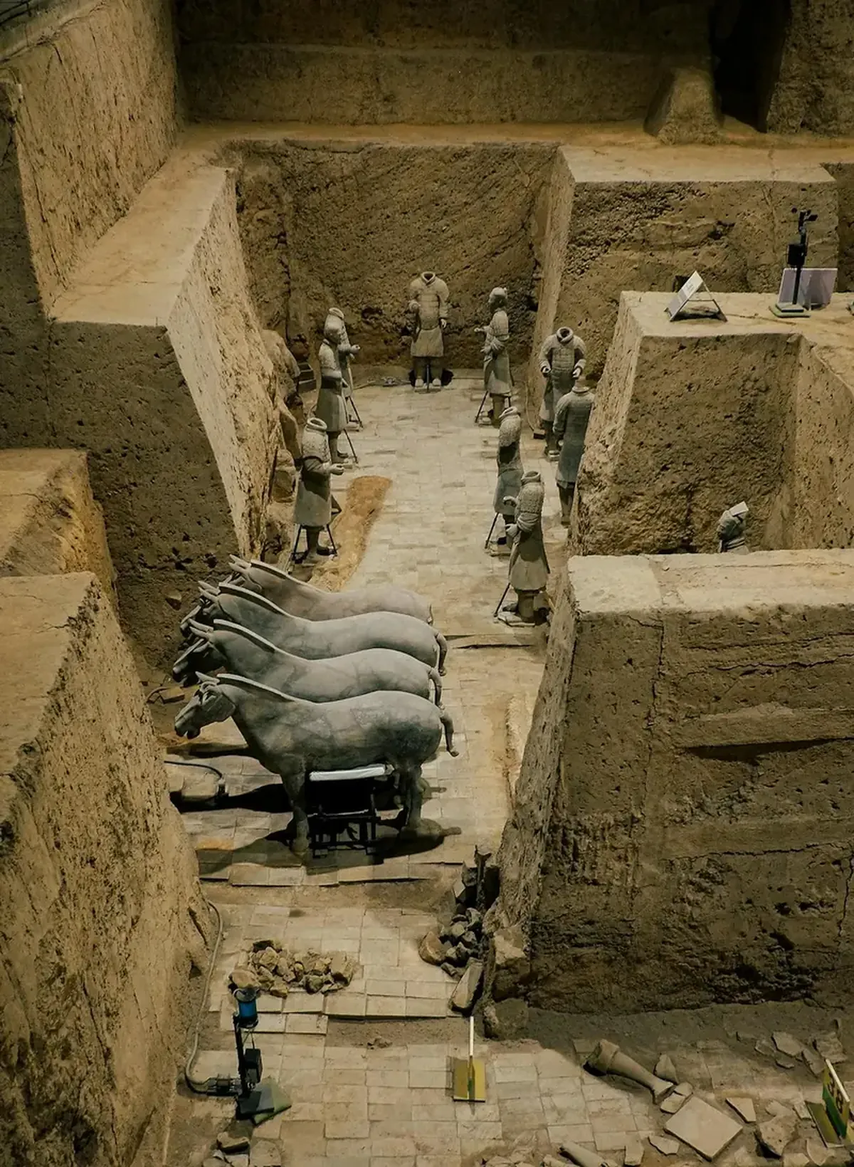 A rare figure of a general has been discovered in the Terracotta Army.