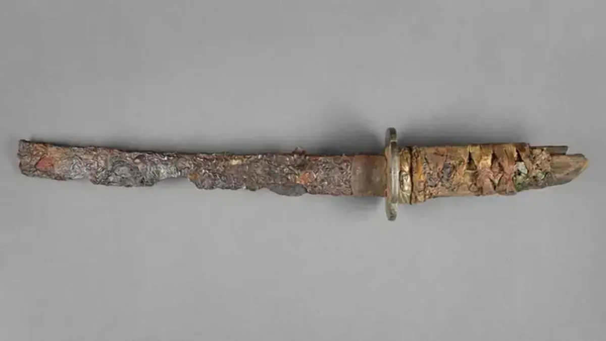In Berlin, a highly decorated Japanese sword from the Edo period has been unearthed.