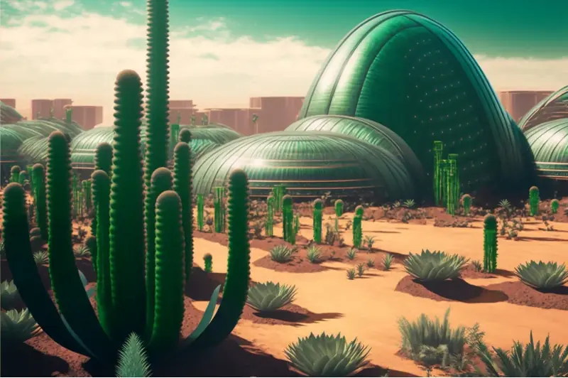 The City of Cacti: How Artificial Intelligence Perceived Life on Mars