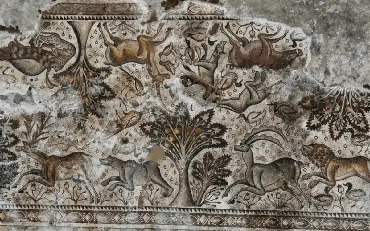 A Turkish farmer discovered an ancient mosaic floor. It's worth seeing.