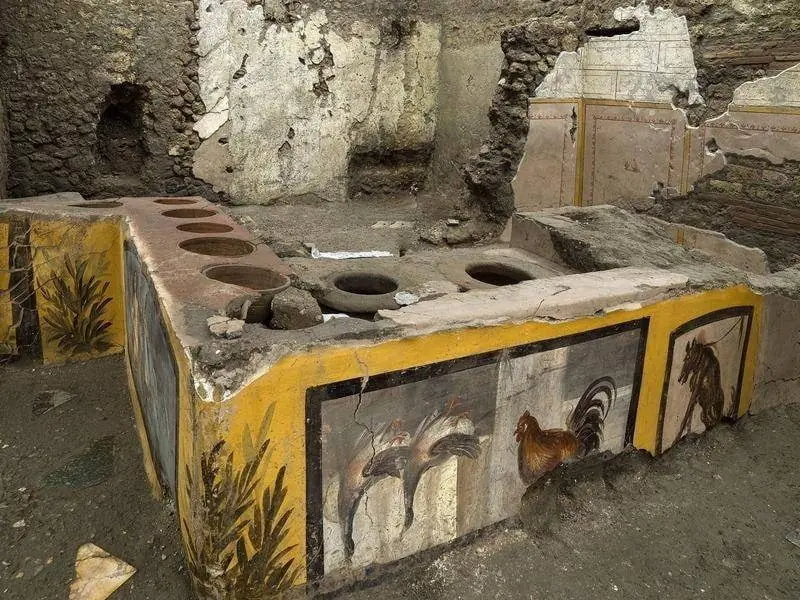 A fresco featuring the 