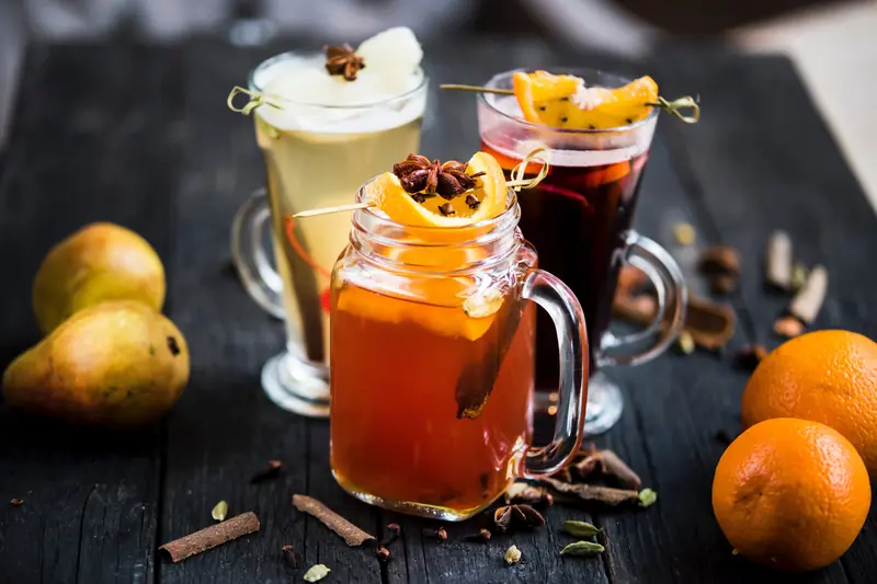 Ginger tea: warming drinks for the chilly season.