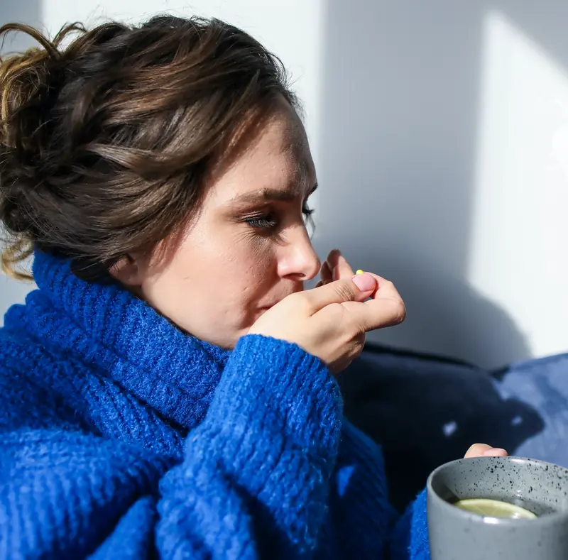 Sore throat: treating cough with home remedies.