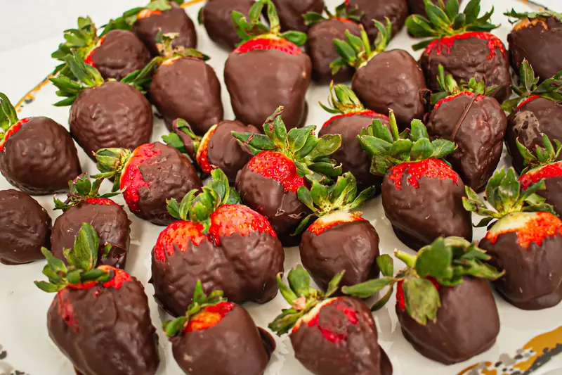 The star of the season is strawberries.