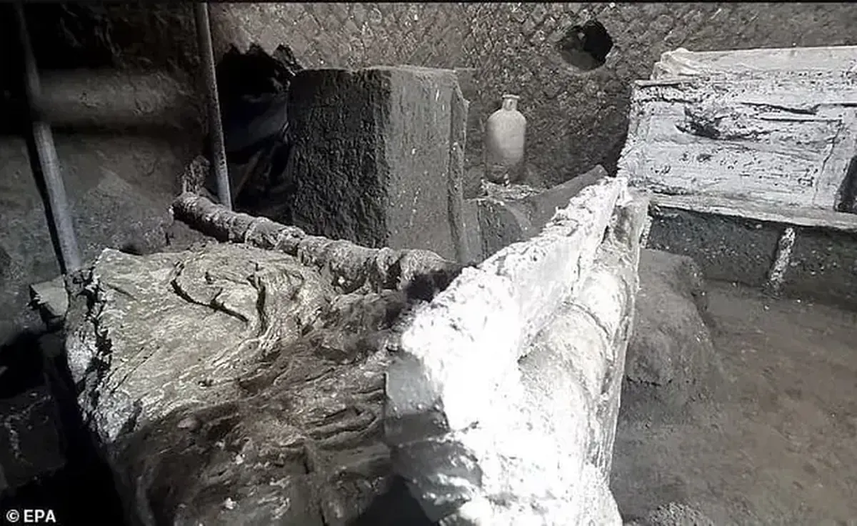 New discoveries in Pompeii: a history preserved in lava.