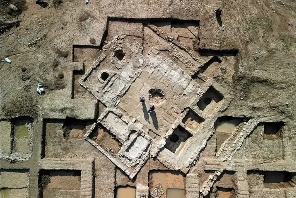 In Israel, a Byzantine monastery featuring a mosaic and a biblical verse has been uncovered.