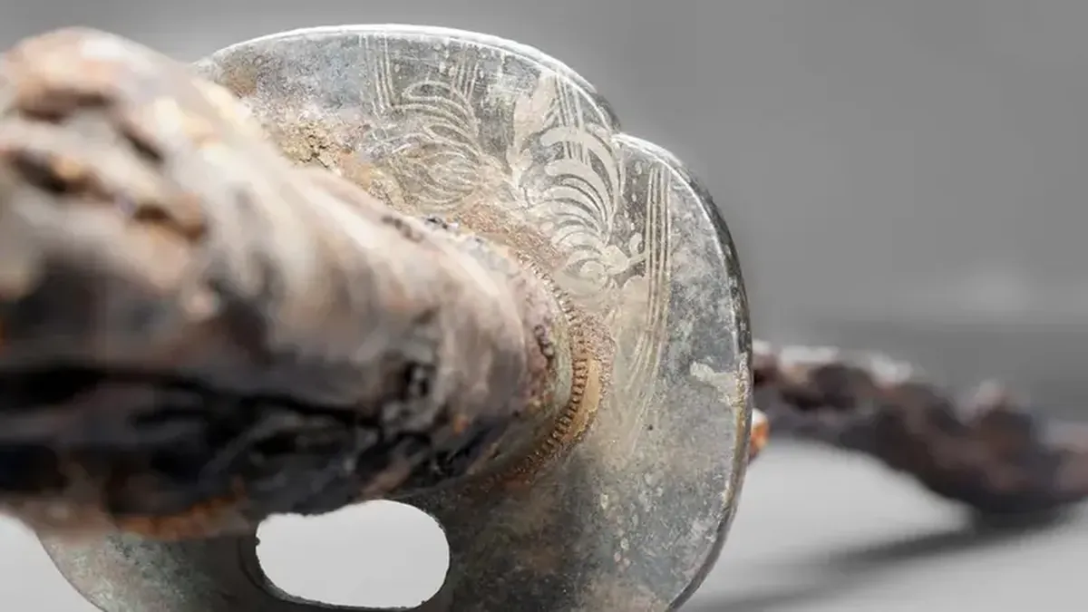 In Berlin, a highly decorated Japanese sword from the Edo period has been unearthed.