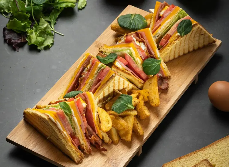 According to science: how to properly cut and eat a sandwich.