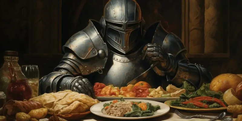 Pike aspic and saffron ice cream: what knights used to eat.