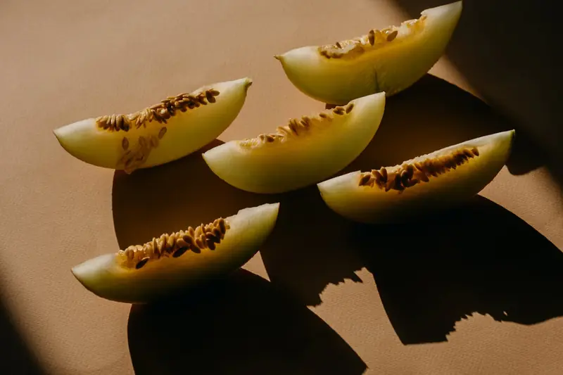 A sweet gift: melon is a present from Asia to Europe.