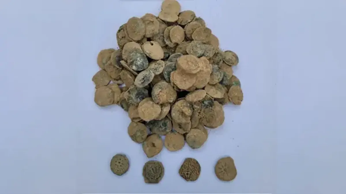 A large treasure of coins dating back 2,100 years has been discovered in the Jordan Valley.