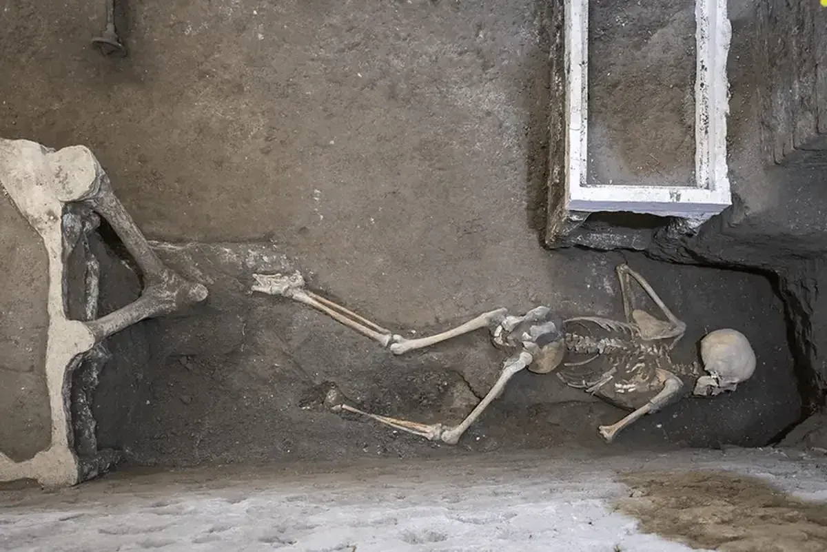Before their deaths, they were saving treasures: two more victims of the tragedy in Pompeii have been found.