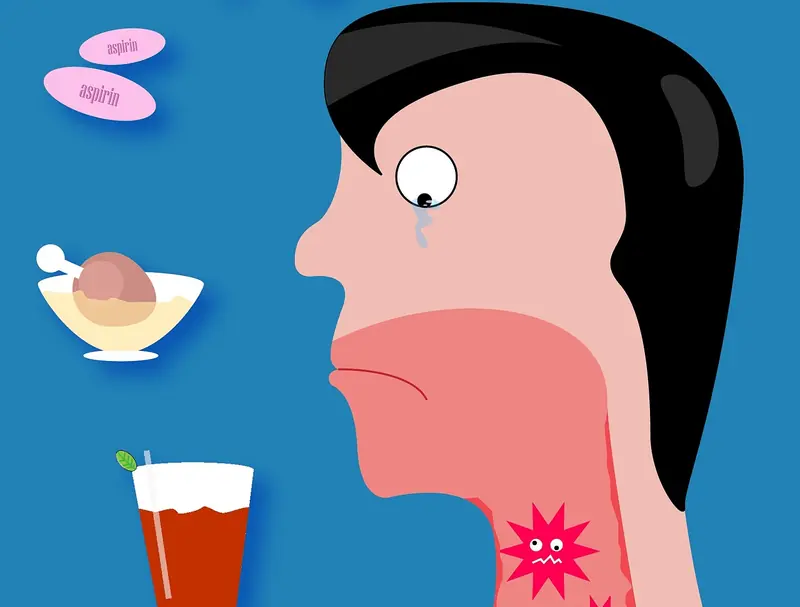 Sore throat: treating cough with home remedies.