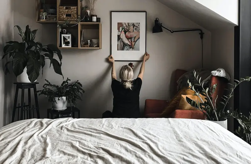 The bedroom, derived from the word 