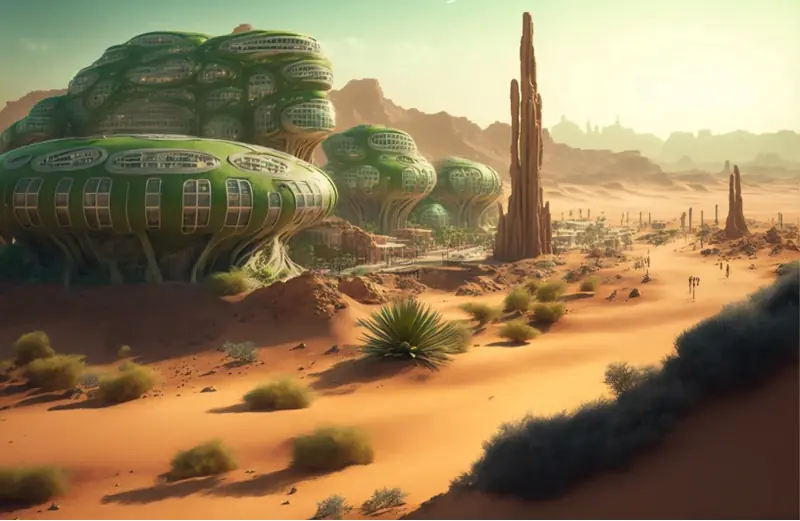 The City of Cacti: How Artificial Intelligence Perceived Life on Mars