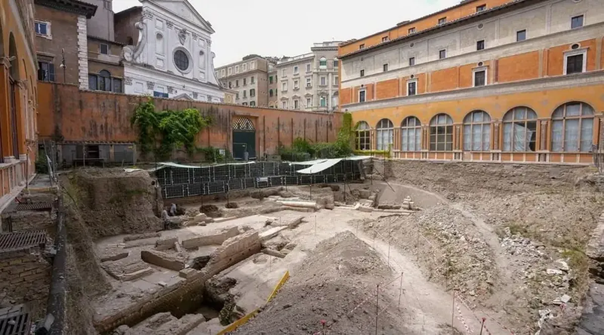 The Theater of Nero in Rome: an exceptional discovery by archaeologists.