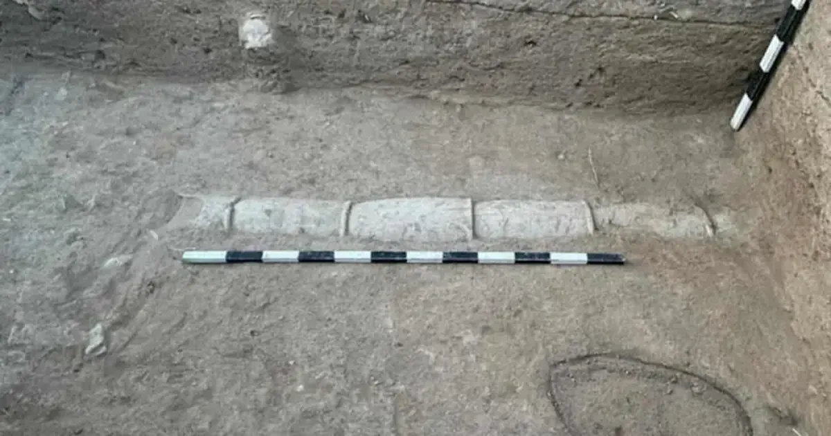 A terracotta pipeline that is 2,600 years old has been uncovered in India.