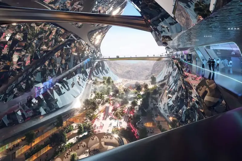 Neom: a city of the future in the heart of the desert.