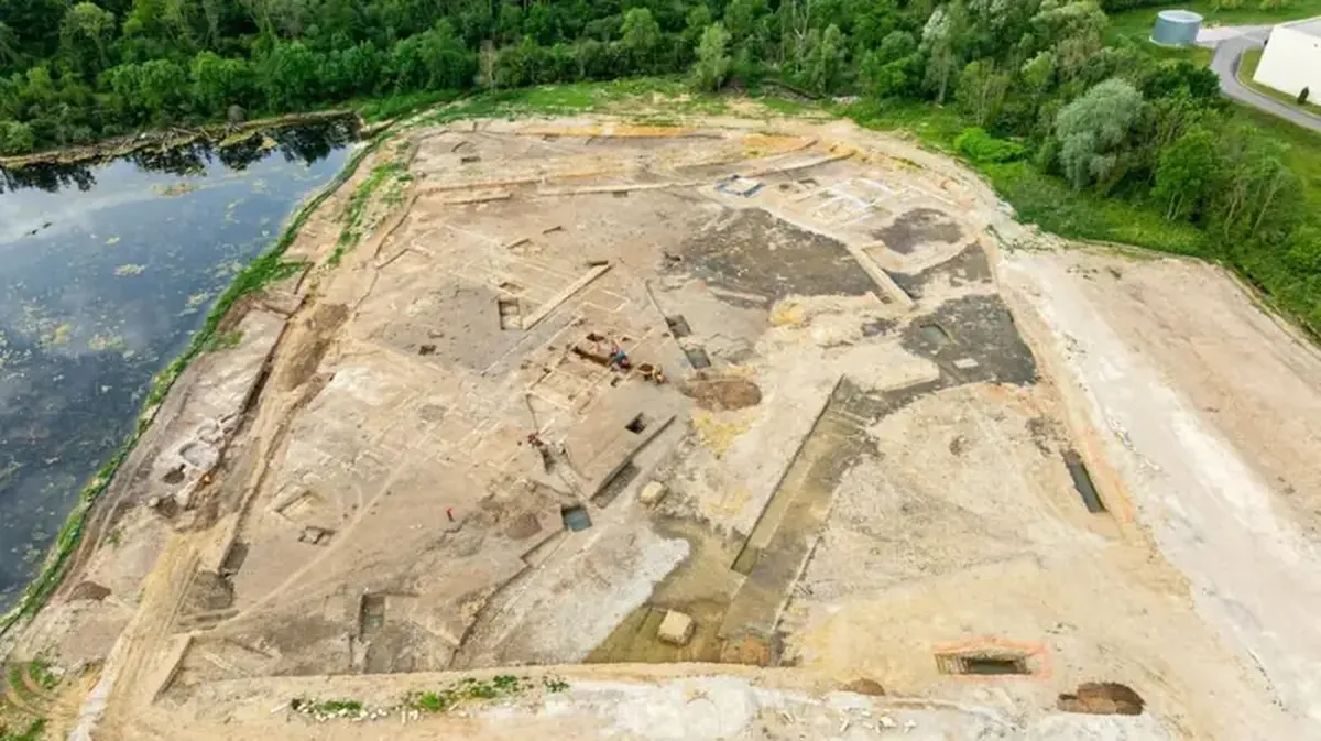 In France, a massive villa belonging to the ancient Roman elite has been uncovered.