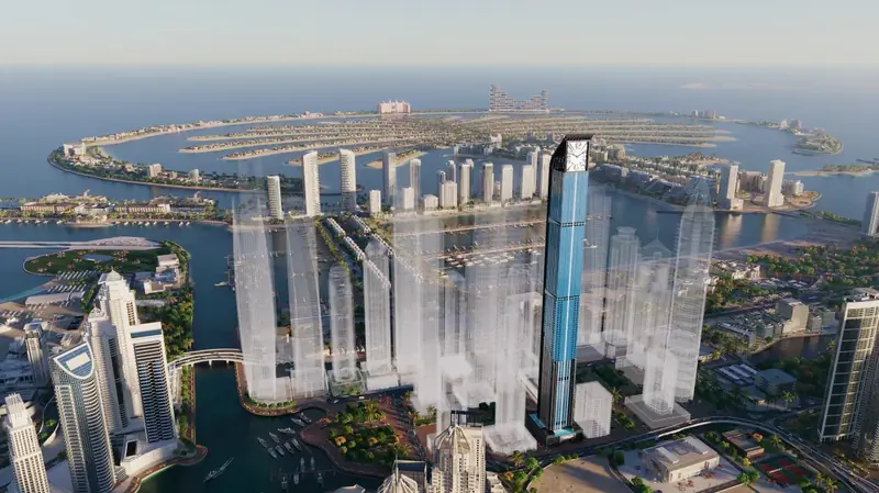 Dubai will be home to the world's tallest residential tower featuring a clock.