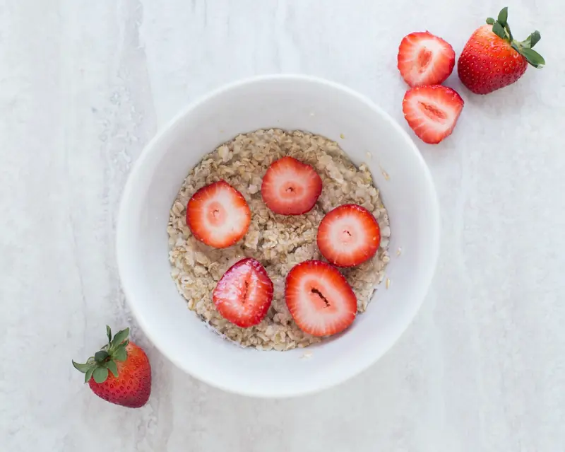 The star of the season is strawberries.