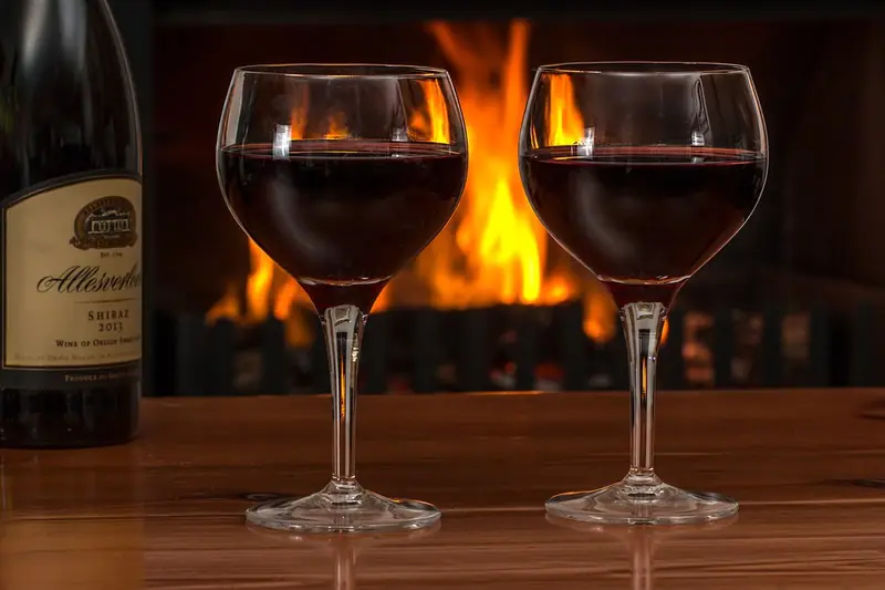 Evening wine combined with daytime coffee enhances nighttime sleep.