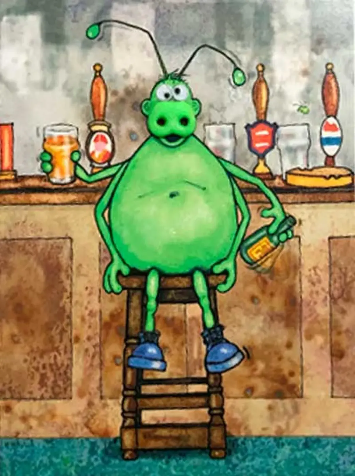 Find the bug: the queen of greeting cards, Jane Crowther.