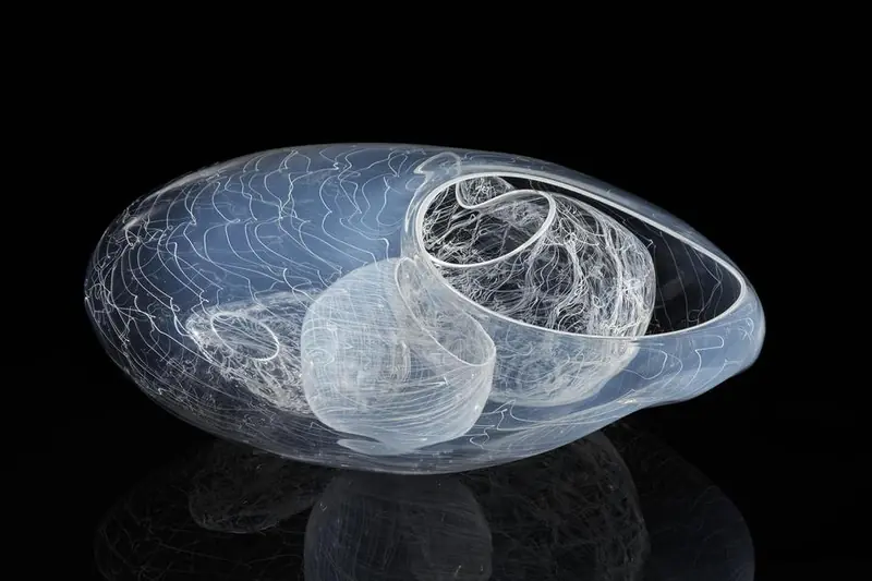 Lace glass by Dave Chihuly