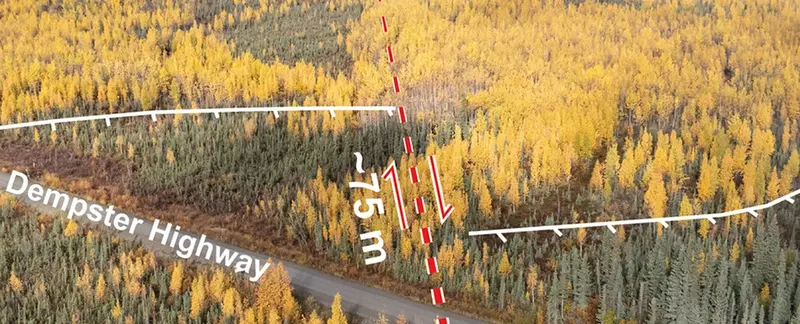Ground shifts hidden by forests in northern Canada