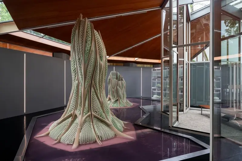 Scientists have developed a “living” building material that absorbs CO2 from the air.