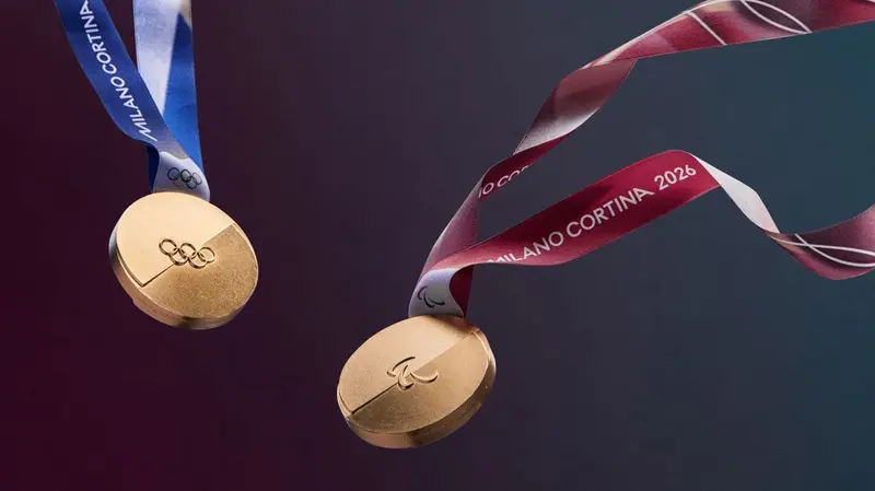 Inspired by the avant-garde: the design of the 2026 Winter Olympic medals was unveiled in Venice.