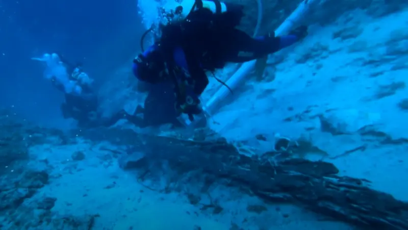 A ship from ancient Greece, dating back 2400 years, has been discovered on the floor of the Adriatic Sea.
