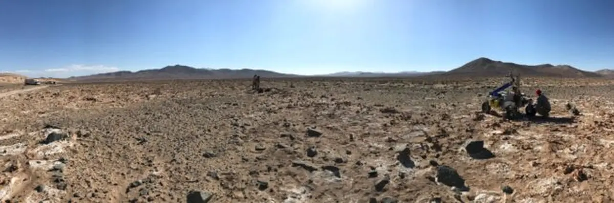 Rover in the Atacama Desert