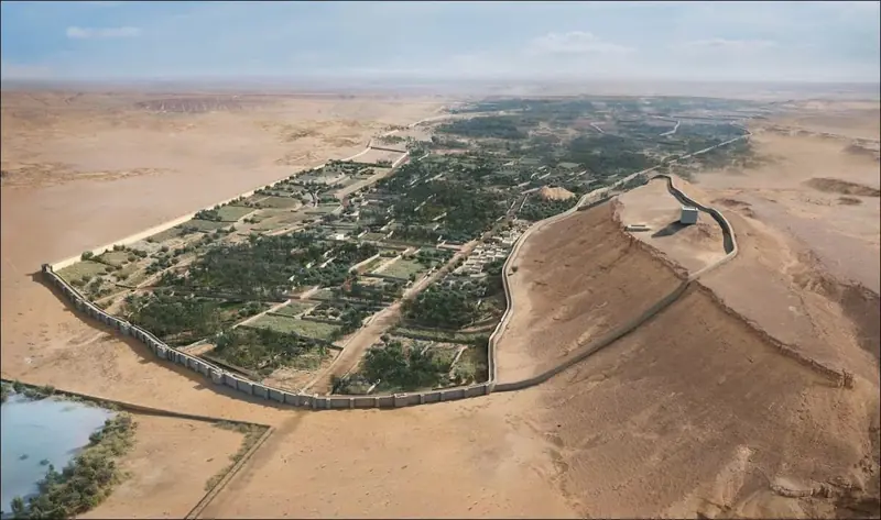 Oases with ancient walls have been discovered in the Arabian Desert: 4,000 years ago, life thrived here.