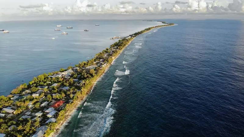 Which country will be the first to disappear from the world map due to rising sea levels?