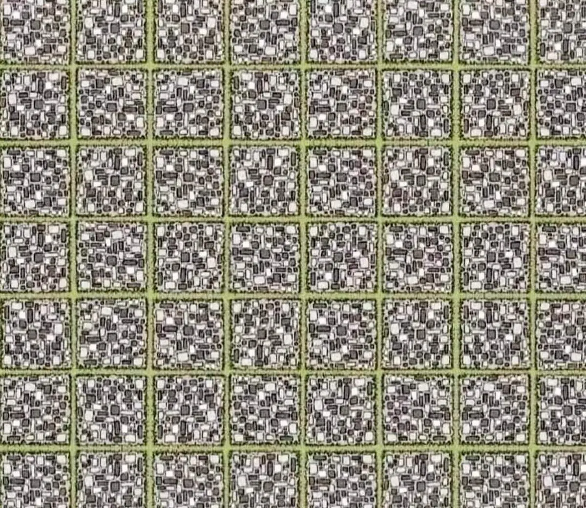Annoying optical illusion: these green lines – straight or curved