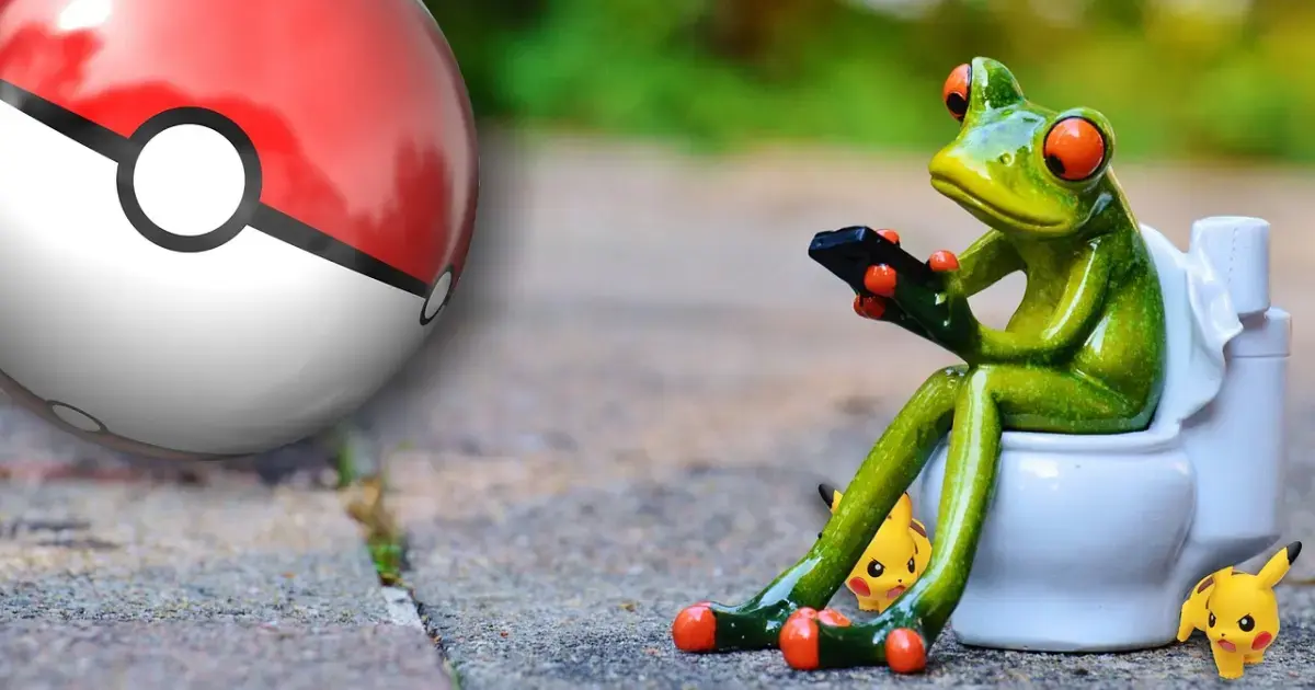 pokemon, pokemon go, game, smartphone in the bathroom increases the risk of hemorrhoids