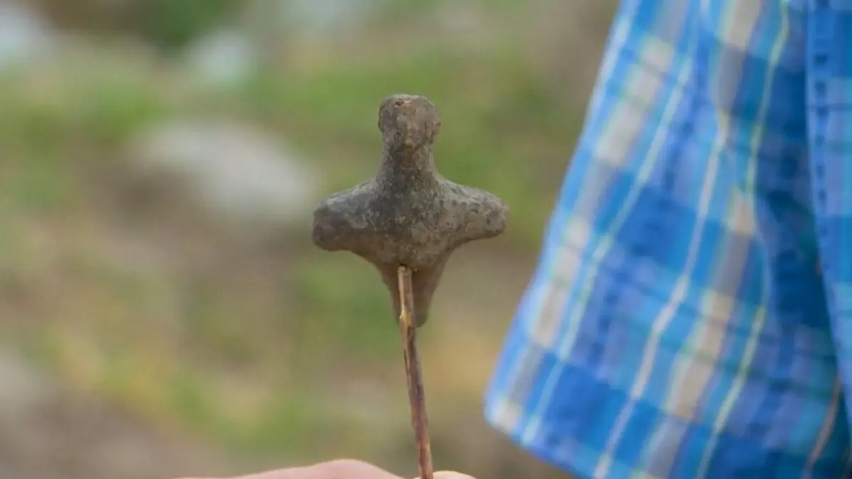 A bird figurine from the City of Birds